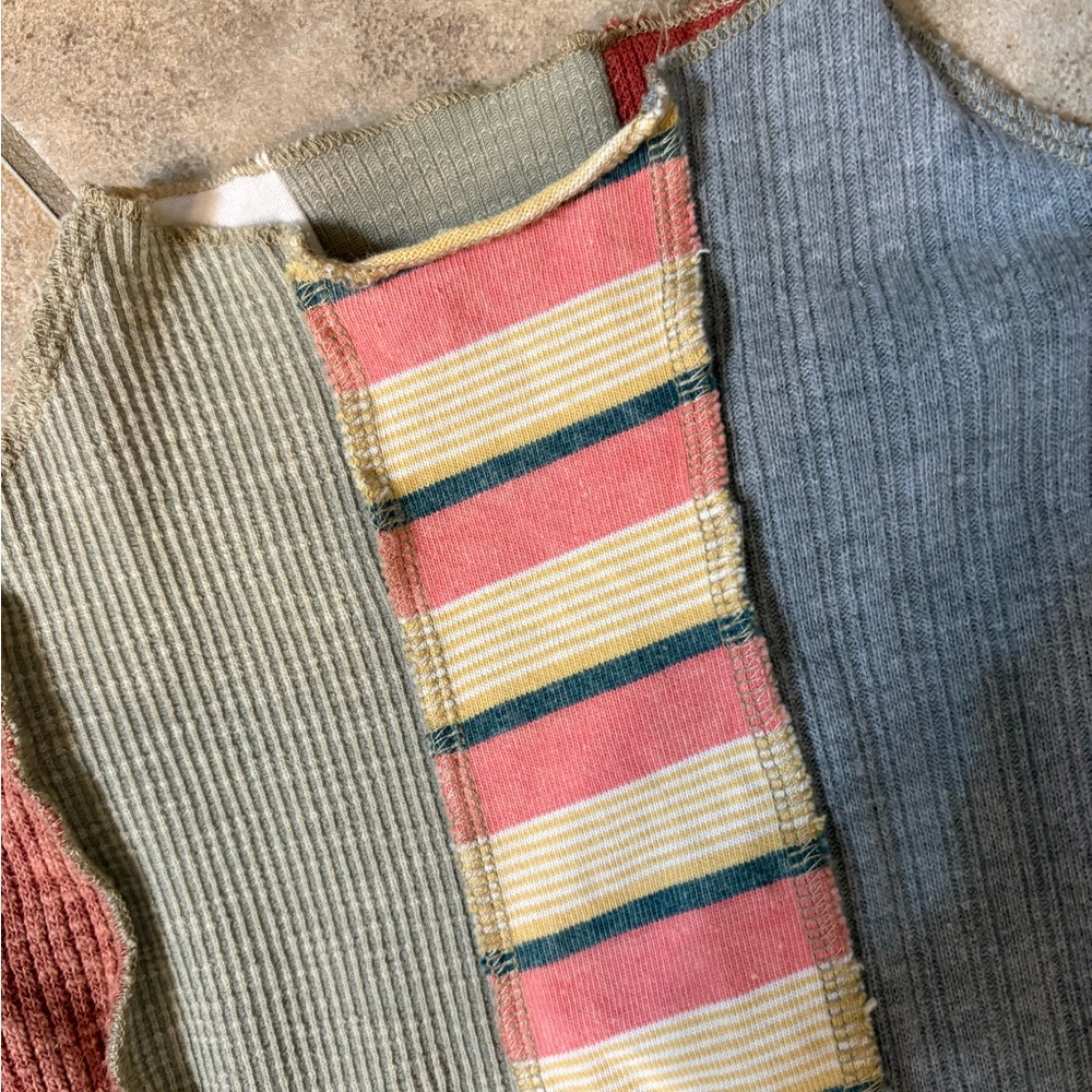 Oli & Hali Mixed Print Patchwork Turtleneck - image 3